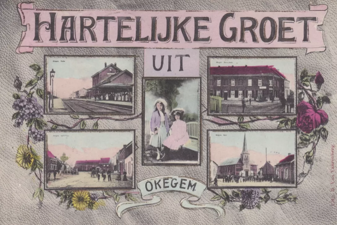Postkaart Okegem